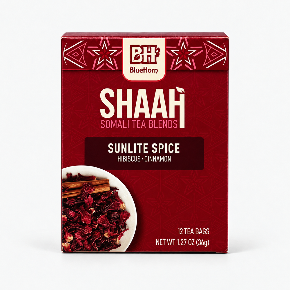 BlueHorn Sunlite Spice Shaah, box of 12 tea bags
