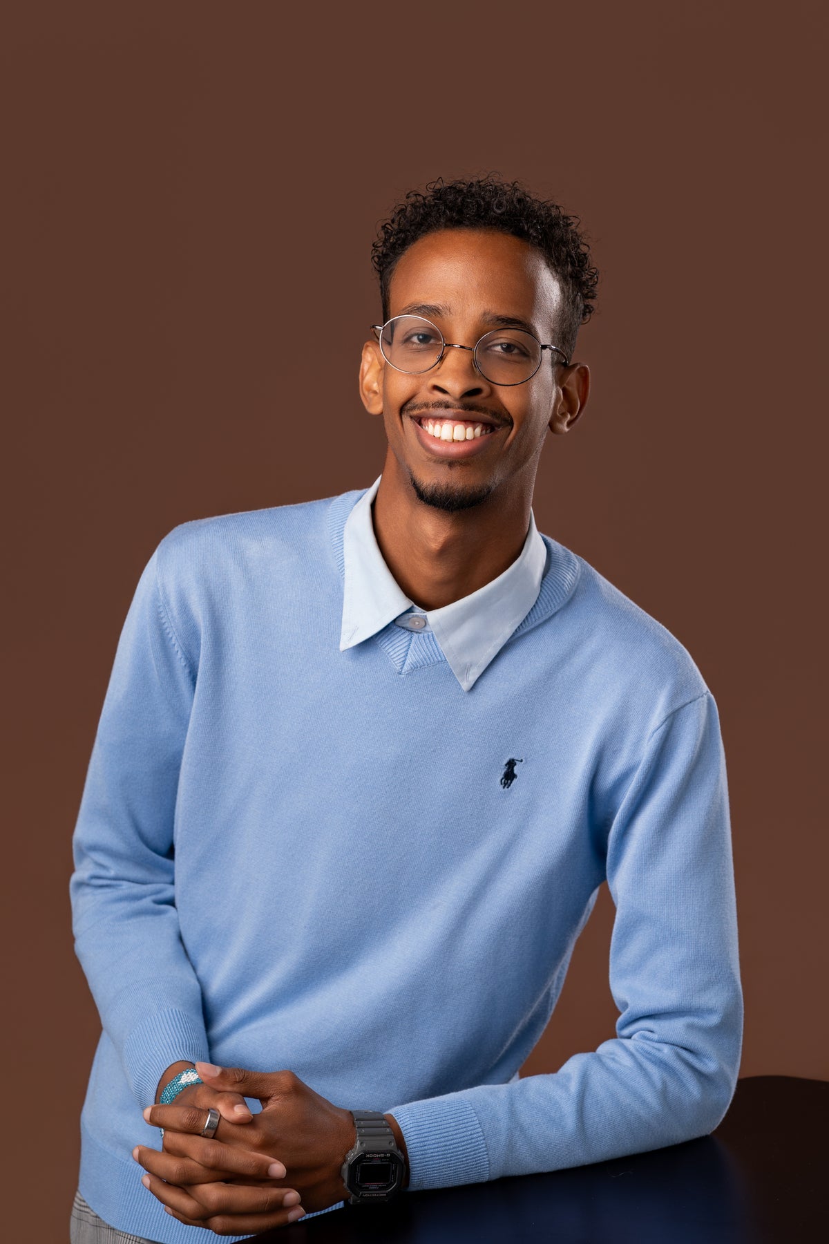 Yubi Hassan, the founder of BlueHorn Tea