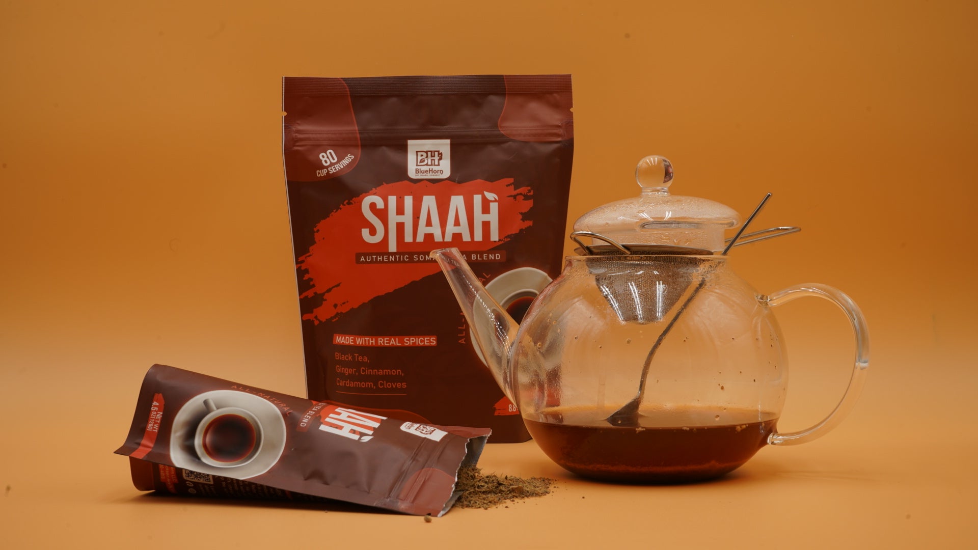 Wholesale: Case Pack - Shaah Somali Tea Blend (30 Servings) - Case of 24 Packages